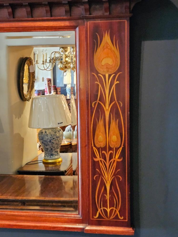 Superb Edwardian Shapland and Petter Mirror - Image 2
