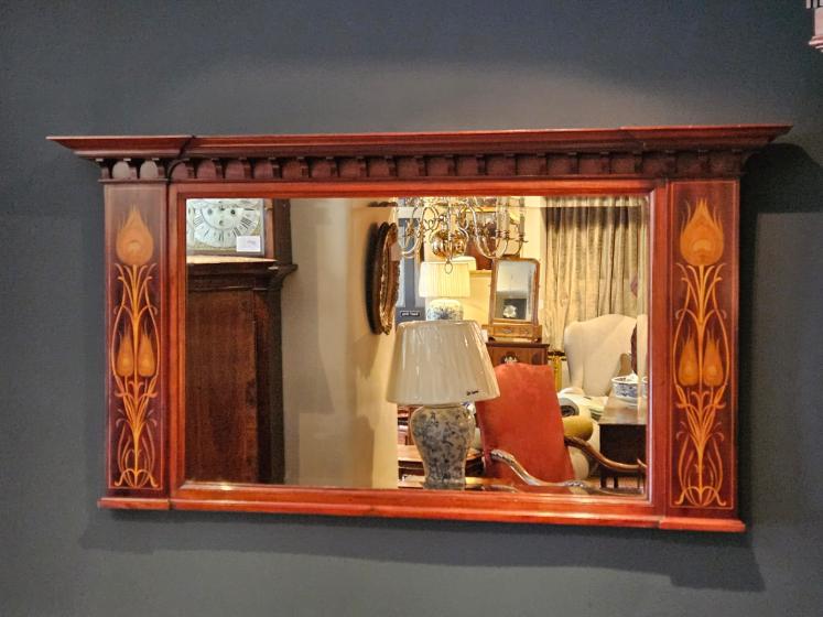 Superb Edwardian Shapland and Petter Mirror - Image 1