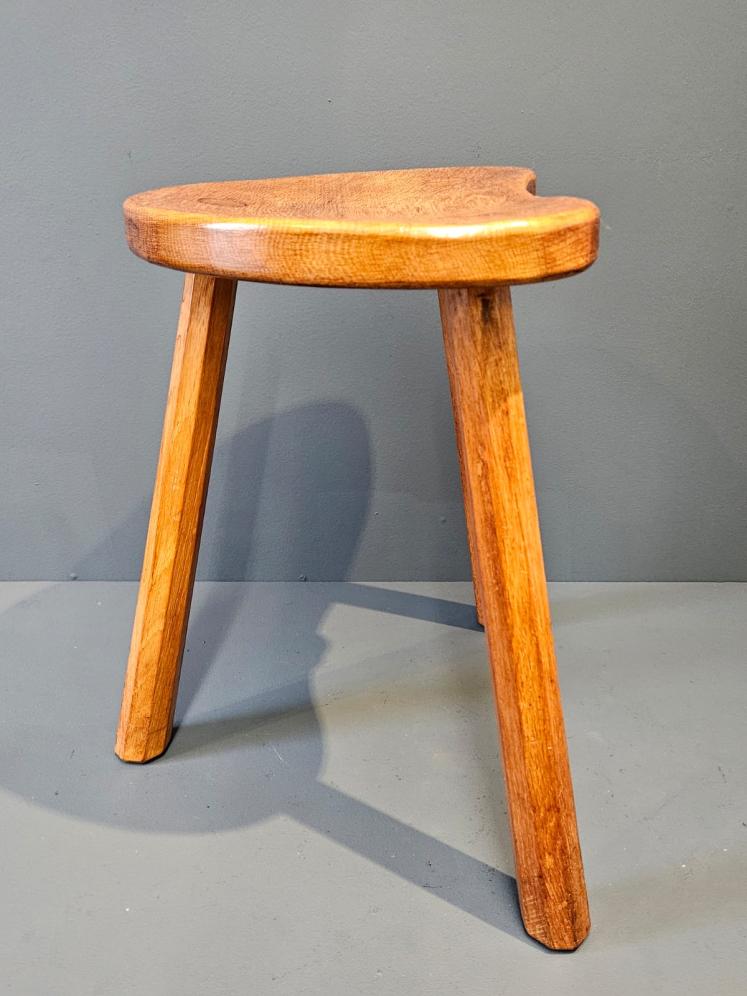 Mouseman Adzed Stool - Image 6