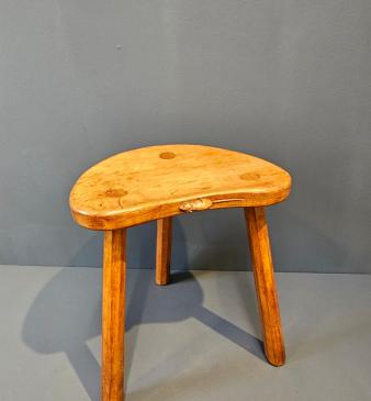 Mouseman Adzed Stool - Image