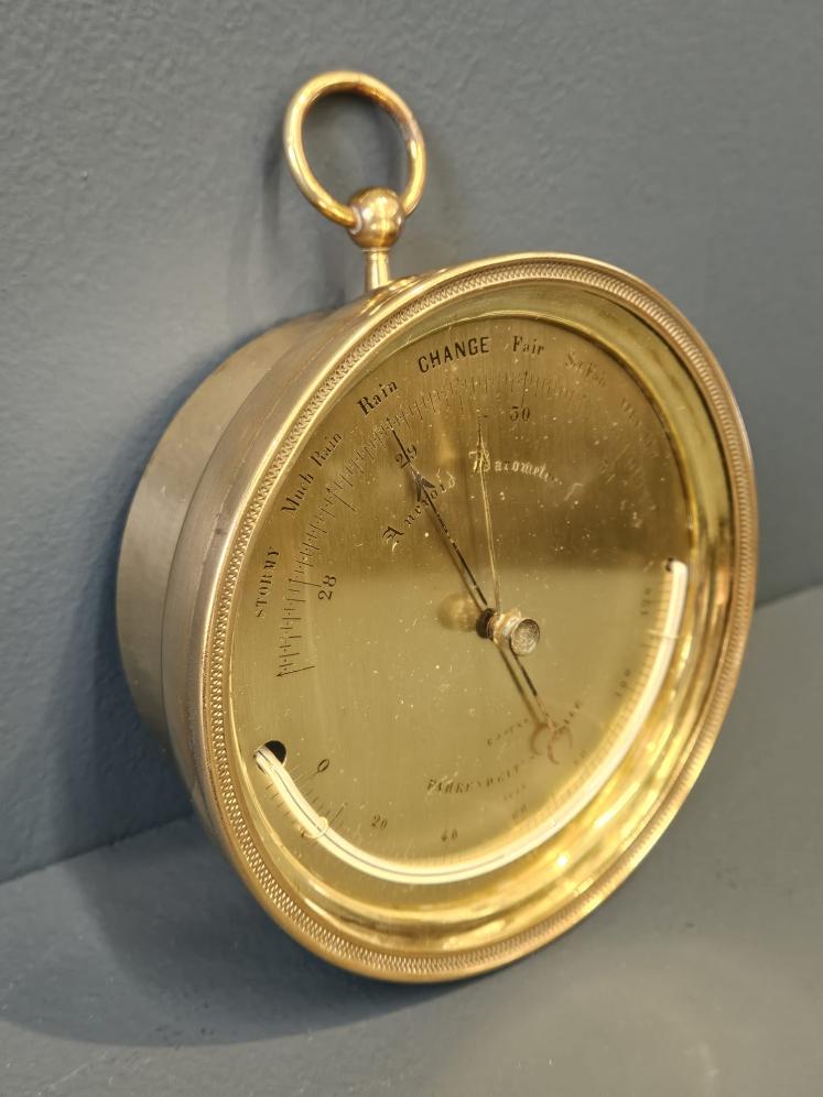 Victorian Marine Barometer by Dent - Image 2
