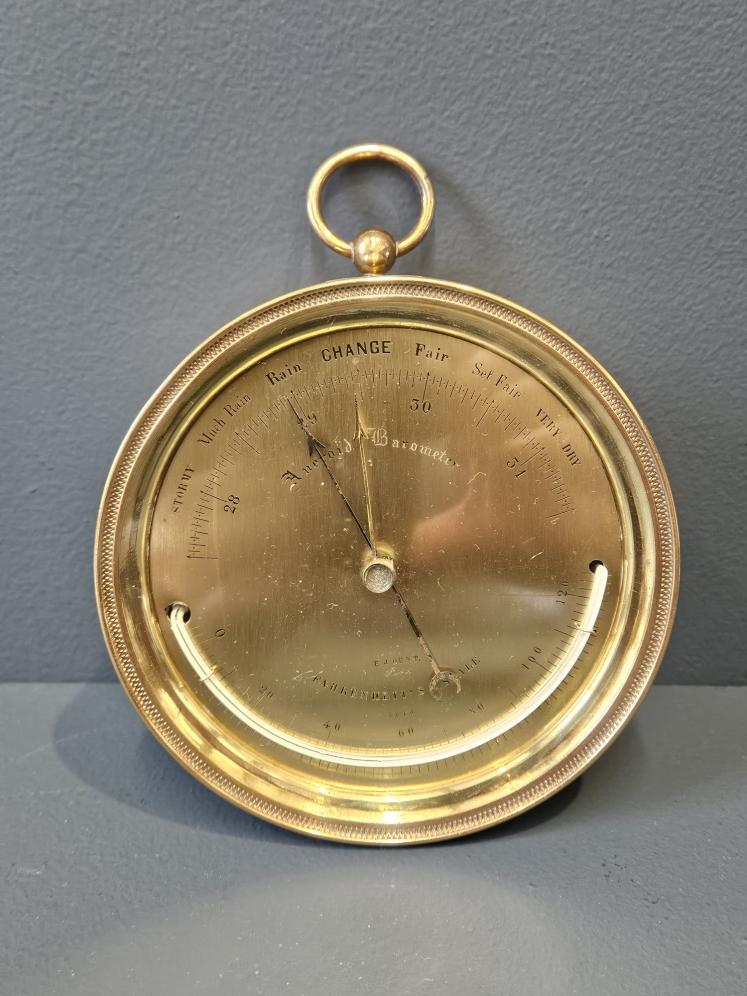 Victorian Marine Barometer by Dent - Image 1