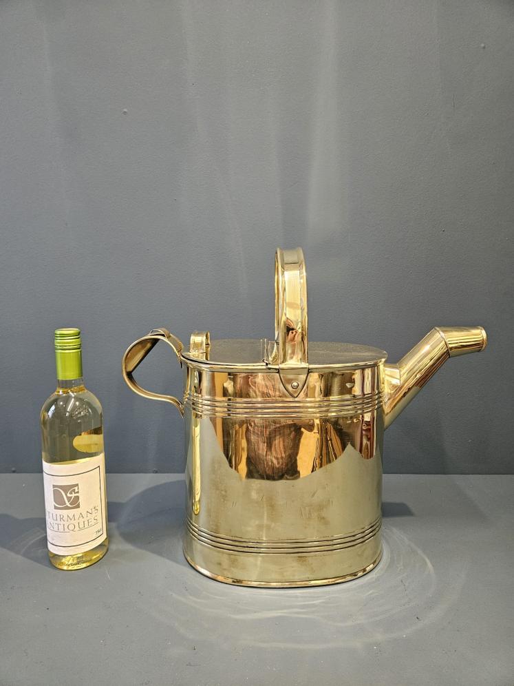 Victorian Brass Country House Water Supply Can - Image 8
