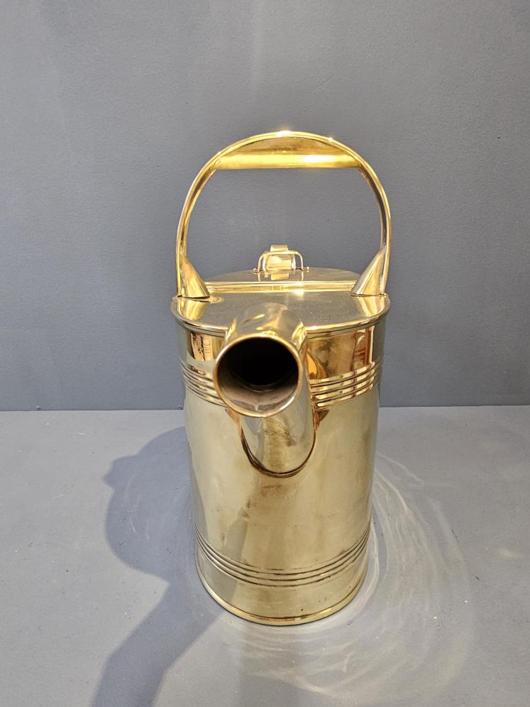 Victorian Brass Country House Water Supply Can - Image 6