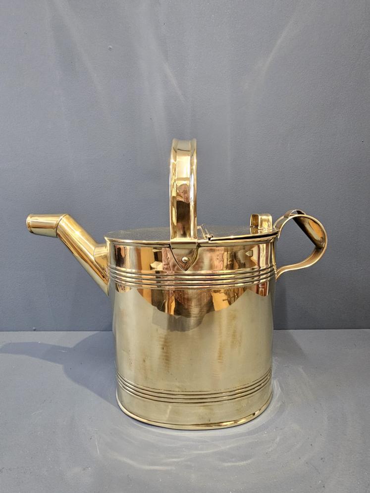 Victorian Brass Country House Water Supply Can - Image 5