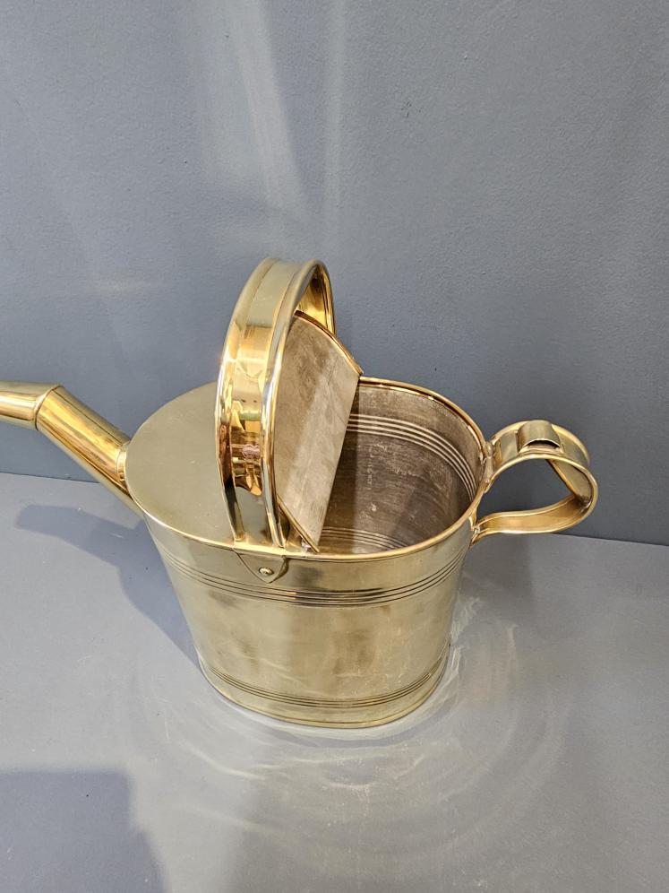 Victorian Brass Country House Water Supply Can - Image 4