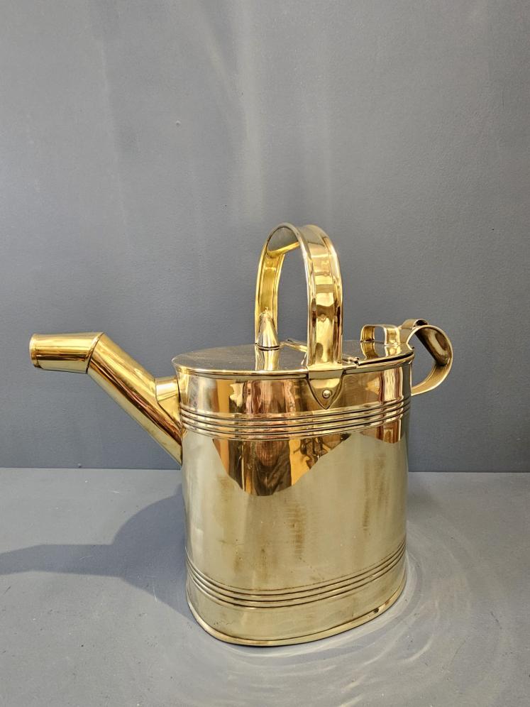 Victorian Brass Country House Water Supply Can - Image 1