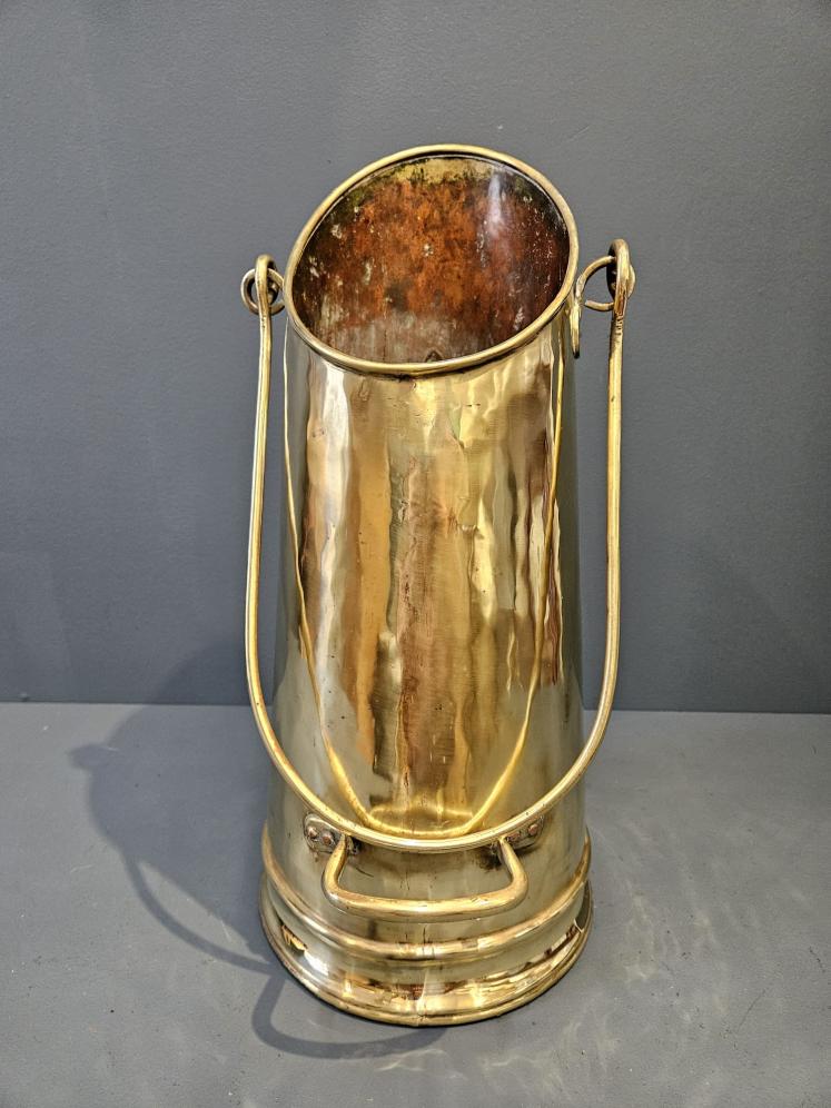 Art Nouveau Brass Coal Scuttle - Image 4