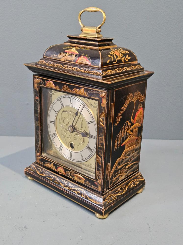 Chinoiserie Cased Edwardian Mantel Clock - Image 7