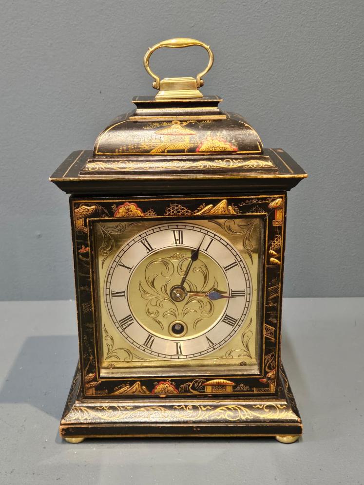 Chinoiserie Cased Edwardian Mantel Clock - Image 6