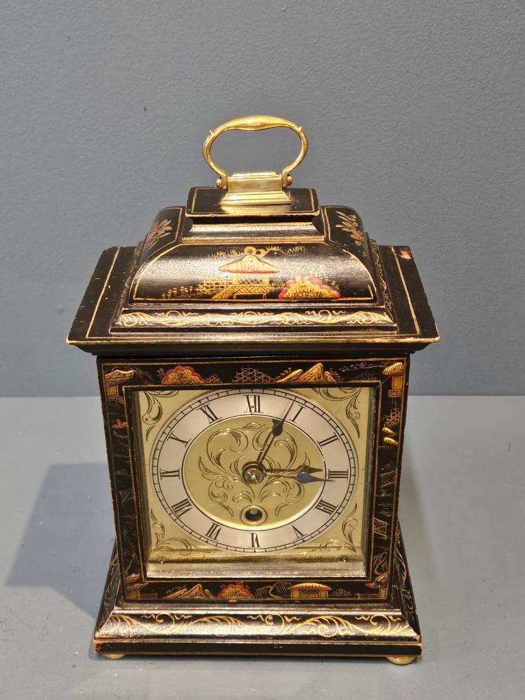 Chinoiserie Cased Edwardian Mantel Clock - Image 5