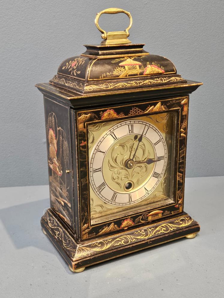 Chinoiserie Cased Edwardian Mantel Clock - Image 1