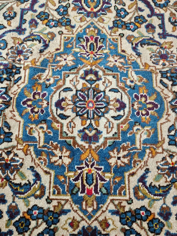Superb Persian Kashan Pure Wool Rug - Image 7