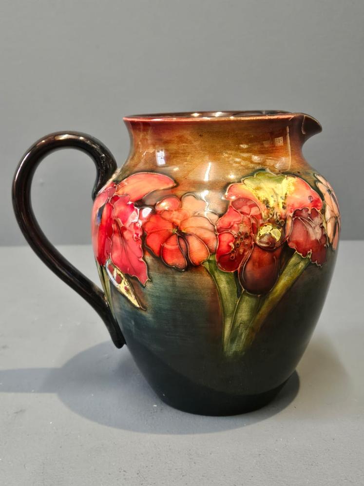 Moorcroft Flambe Glazed Slipper Orchid Jug - Image 4