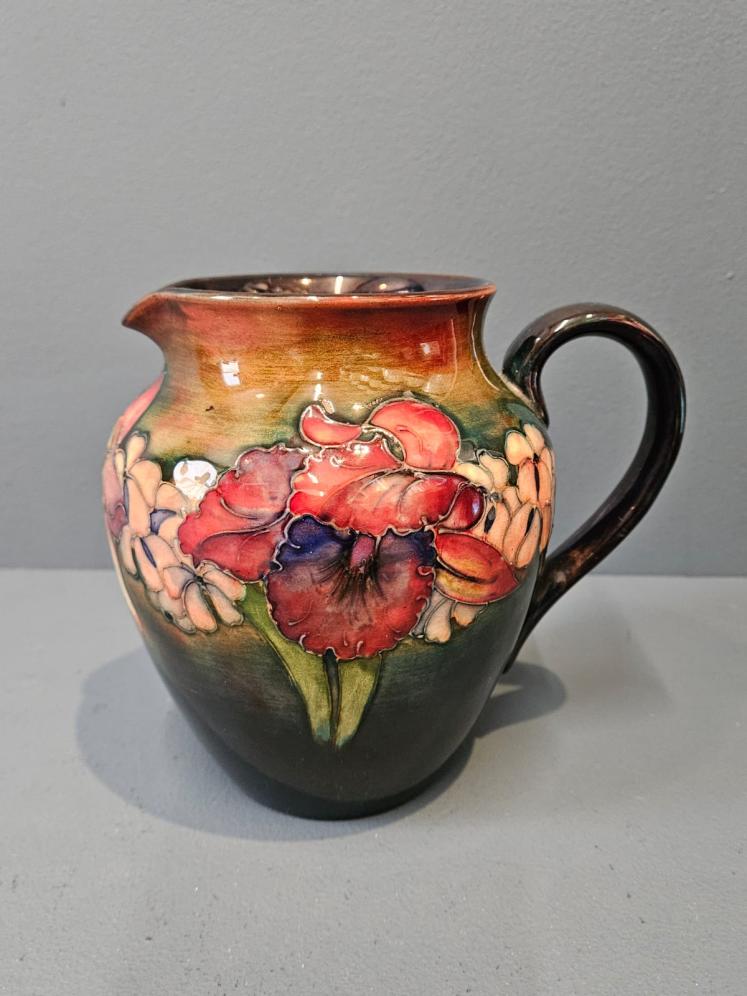 Moorcroft Flambe Glazed Slipper Orchid Jug - Image 3