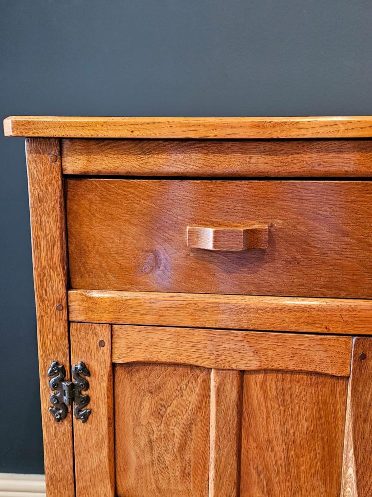 Robert 'Kingpost' Ingham Arts & Crafts Side Cabinet - Image 5