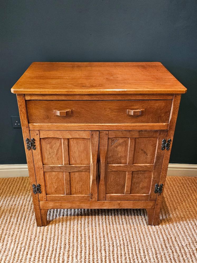 Robert 'Kingpost' Ingham Arts & Crafts Side Cabinet - Image 1