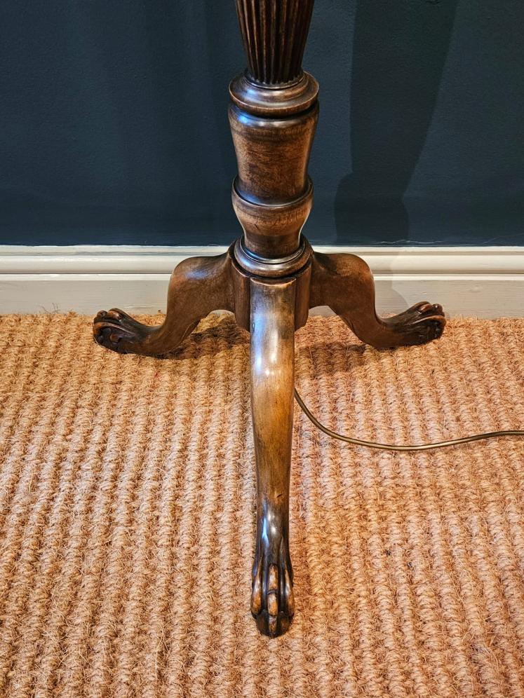 Edwardian Mahogany Lamp Standard - Image 2
