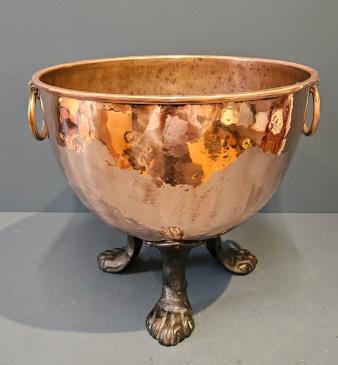 Late Victorian Copper Coal Vase - Image
