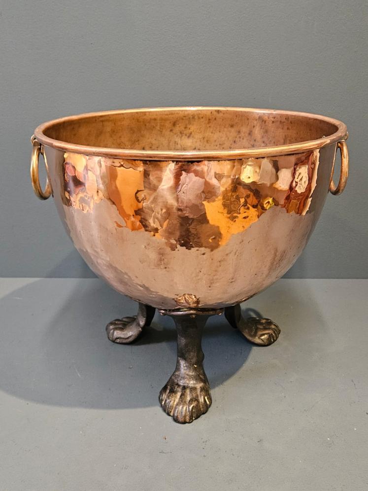 Late Victorian Copper Coal Vase - Image 1