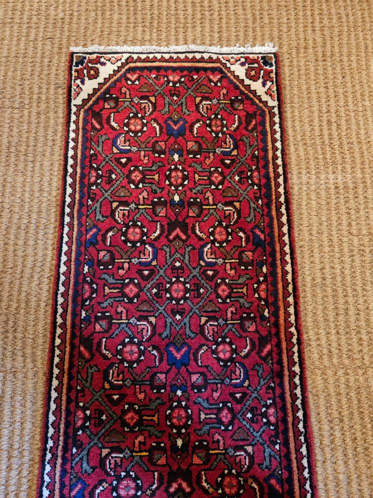 Persian Pure Wool 14" Runner Rug - Image 5