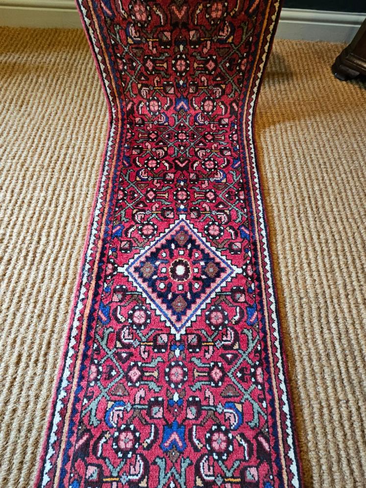 Persian Pure Wool 14" Runner Rug - Image 4