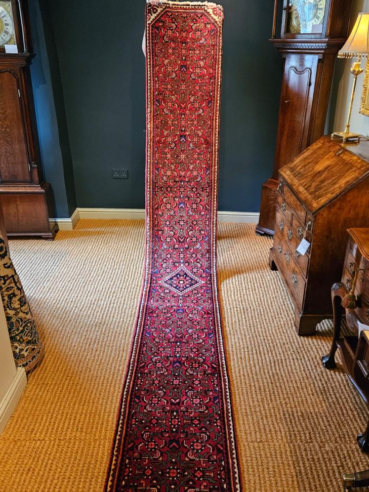 Persian Pure Wool 14" Runner Rug - Image 2