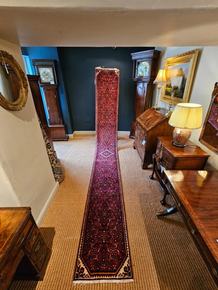 Persian Pure Wool 14" Runner Rug - Image 1