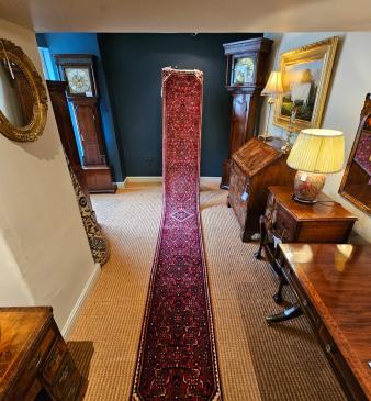 Persian Pure Wool 14" Runner Rug - Image