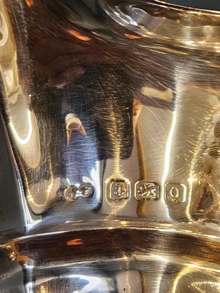 Pair of Silver Trumpet Vases - Image 6