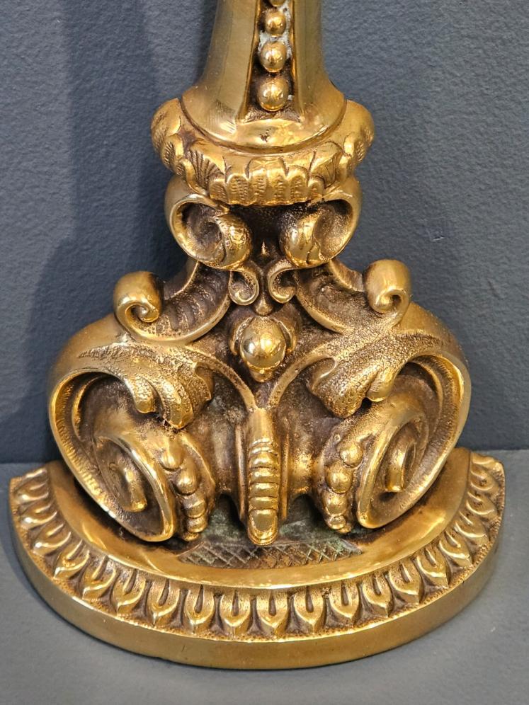 Victorian Cast Brass Door Stop  - Image 2