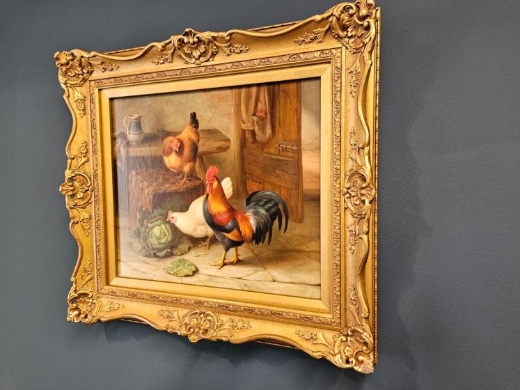 Original Painting Oil on Canvas by Edgar Hunt - Image 3