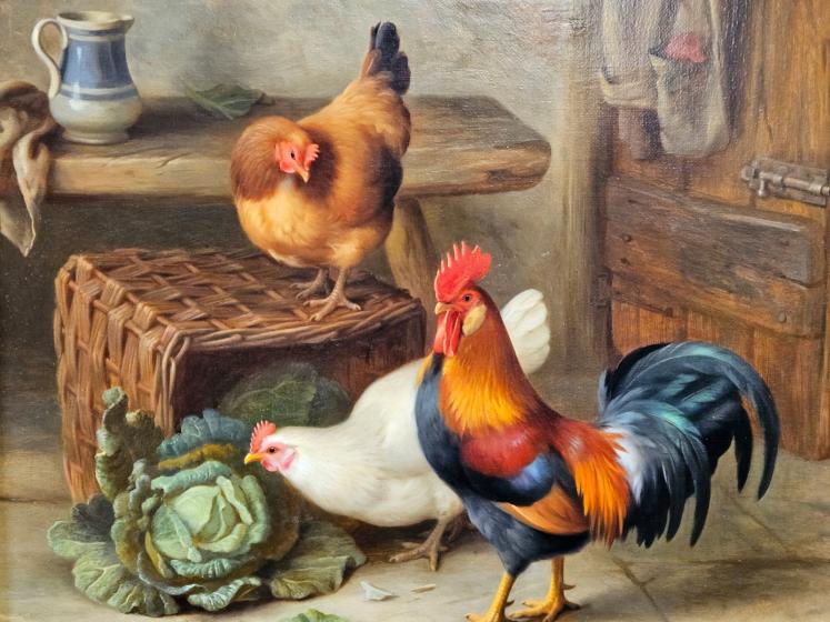 Original Painting Oil on Canvas by Edgar Hunt - Image 2