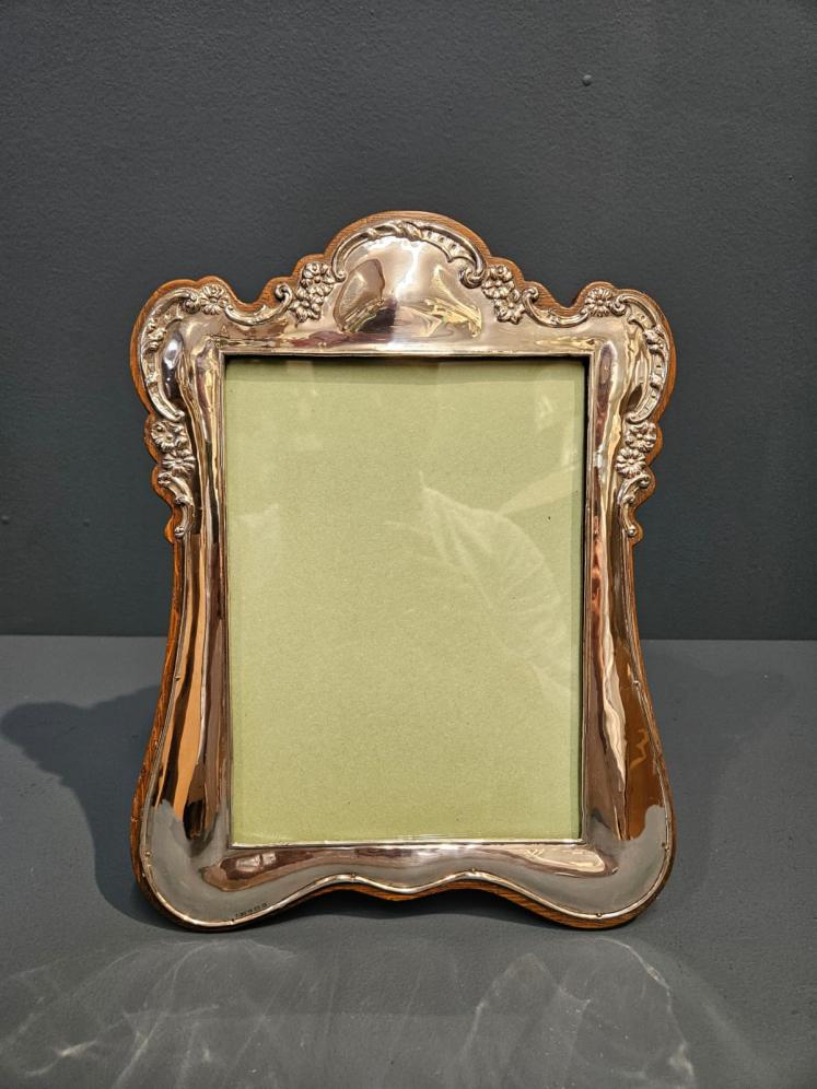 Edwardian Silver Portrait Sized Photo Frame - Image 1