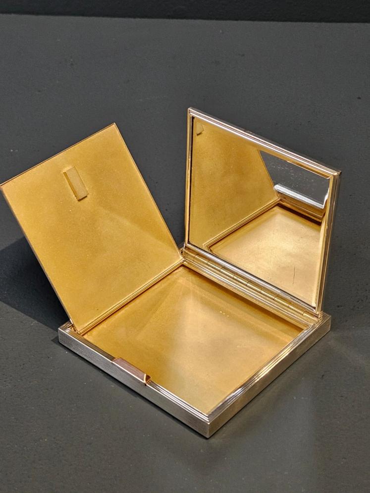 Superb Dunhill Cast Silver Compact - Image 11