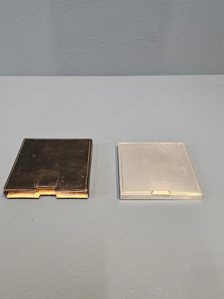 Superb Dunhill Cast Silver Compact - Image 3