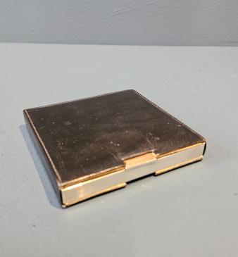 Superb Dunhill Cast Silver Compact