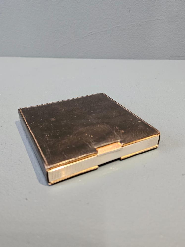 Superb Dunhill Cast Silver Compact - Image 1