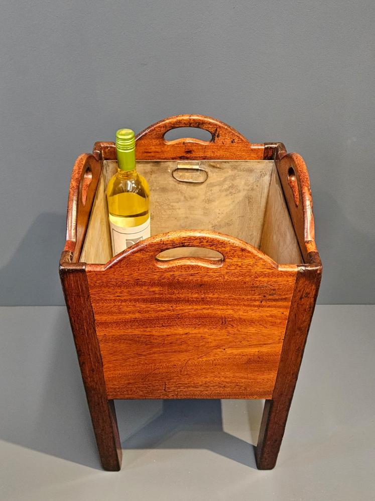 George III Mahogany Wine Cooler  - Image 4