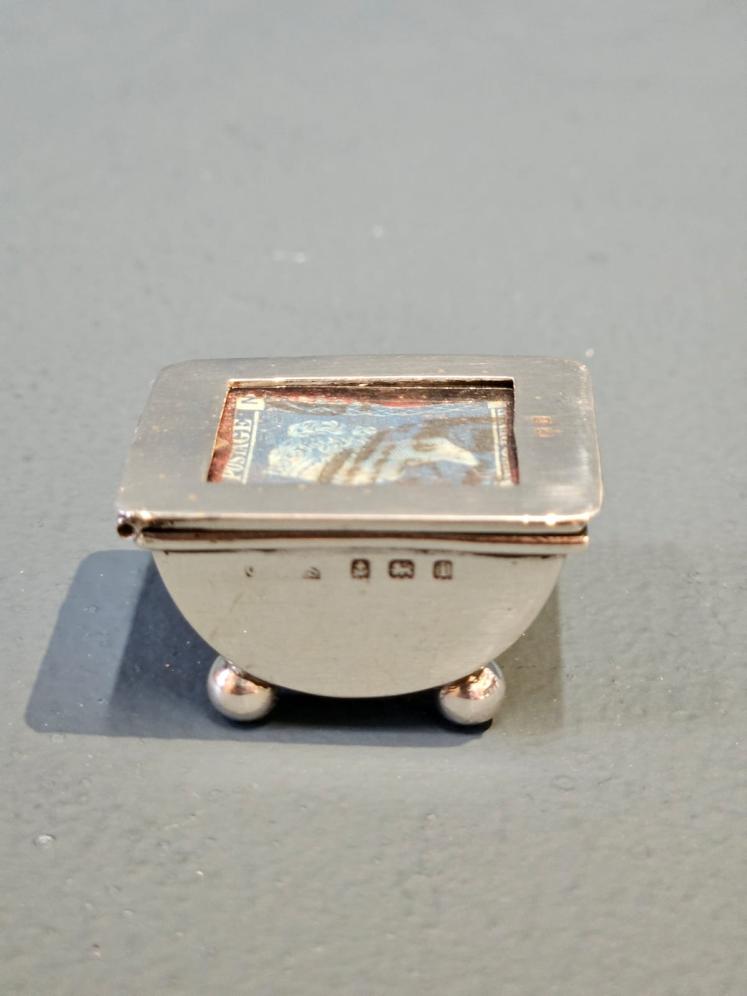 Edwardian Silver Stamp Box - Image 6