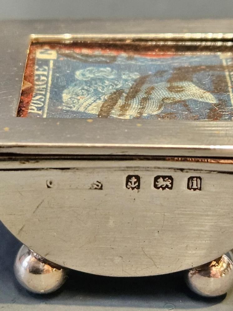 Edwardian Silver Stamp Box - Image 3