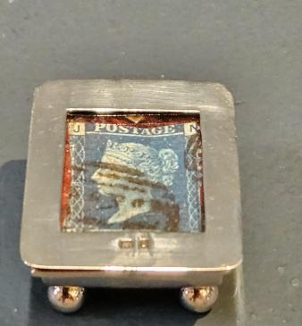 Edwardian Silver Stamp Box - Image