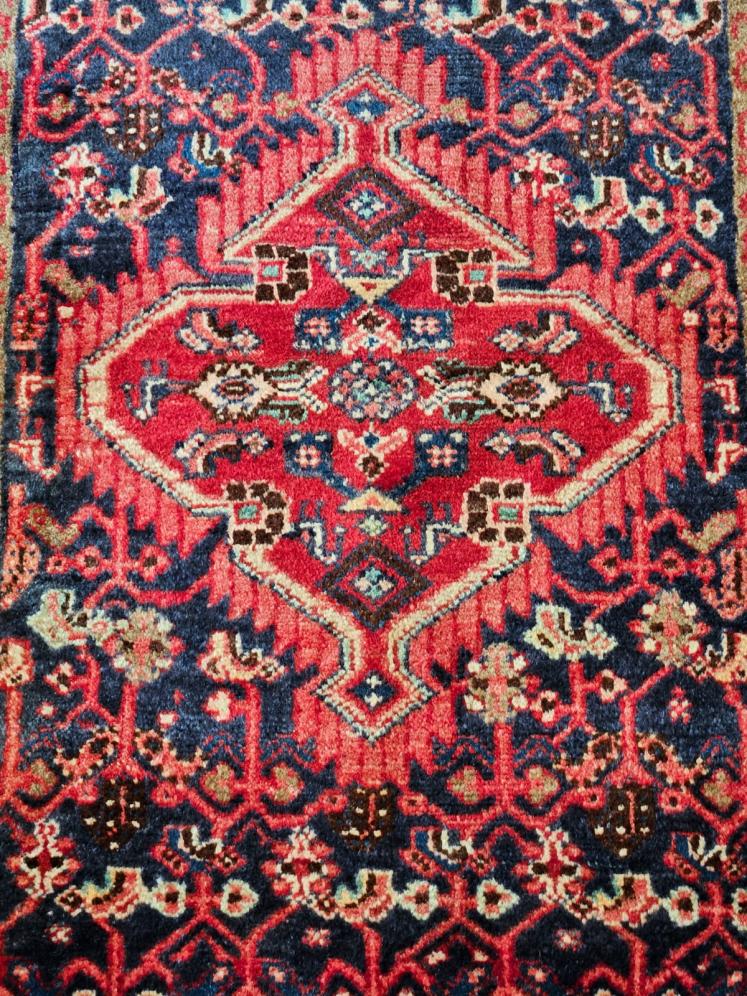 Persian Pure Wool 9' Runner Rug - Image 8