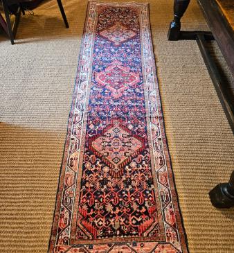 Persian Pure Wool 9' Runner Rug - Image