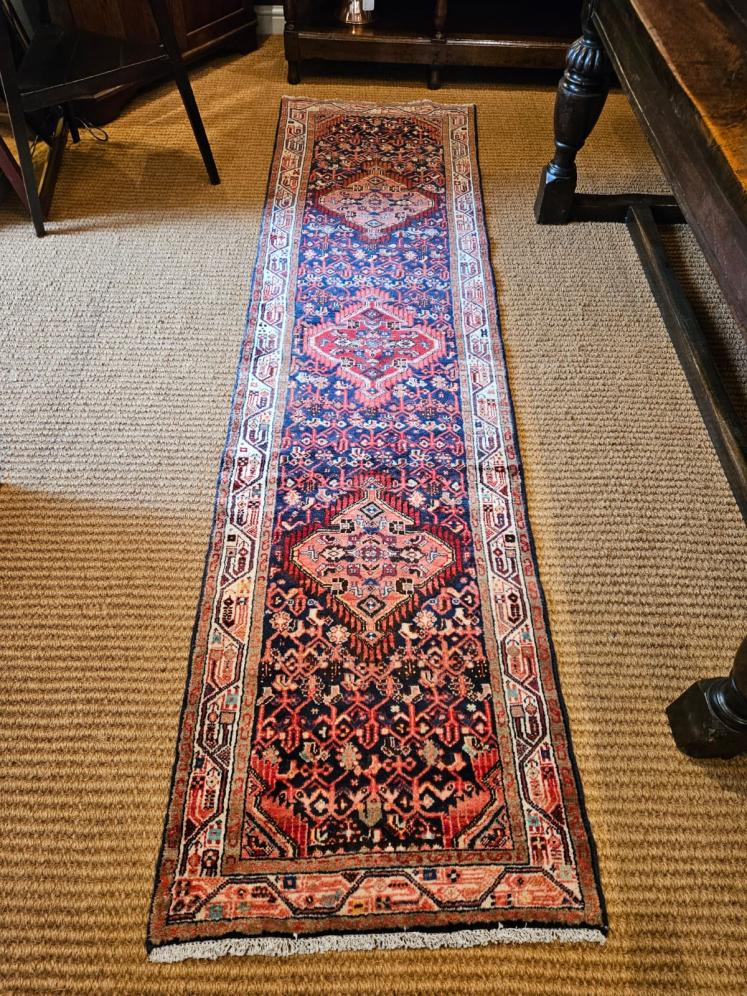 Persian Pure Wool 9' Runner Rug - Image 1