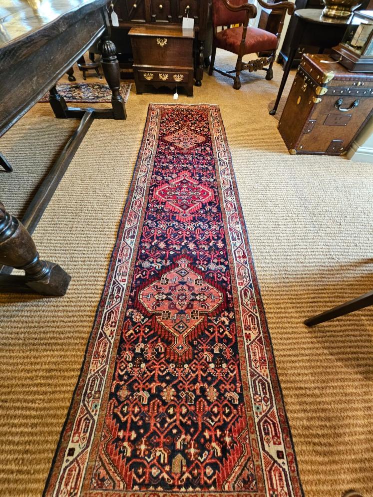 Persian Pure Wool 9' Runner Rug - Image 5