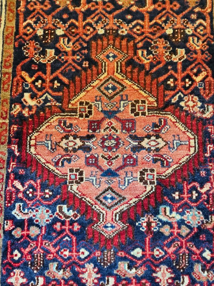 Persian Pure Wool 9' Runner Rug - Image 4
