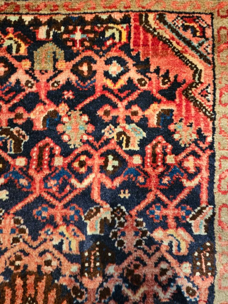 Persian Pure Wool 9' Runner Rug - Image 3