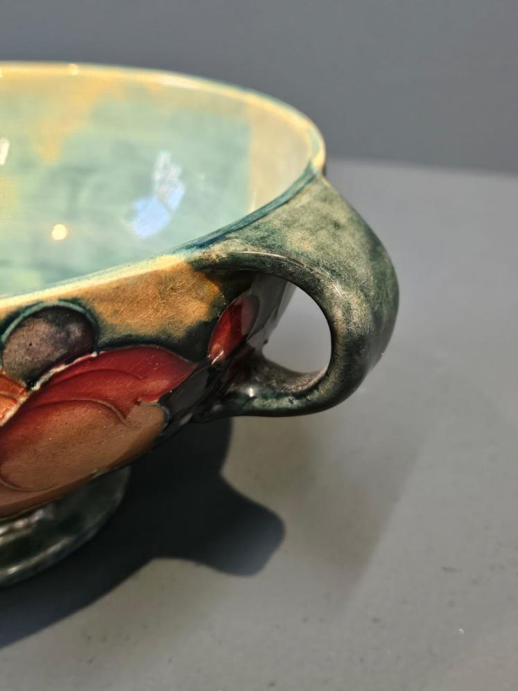 Moorcroft Leaf and Berries Flambe Twin Handle Bowl - Image 4