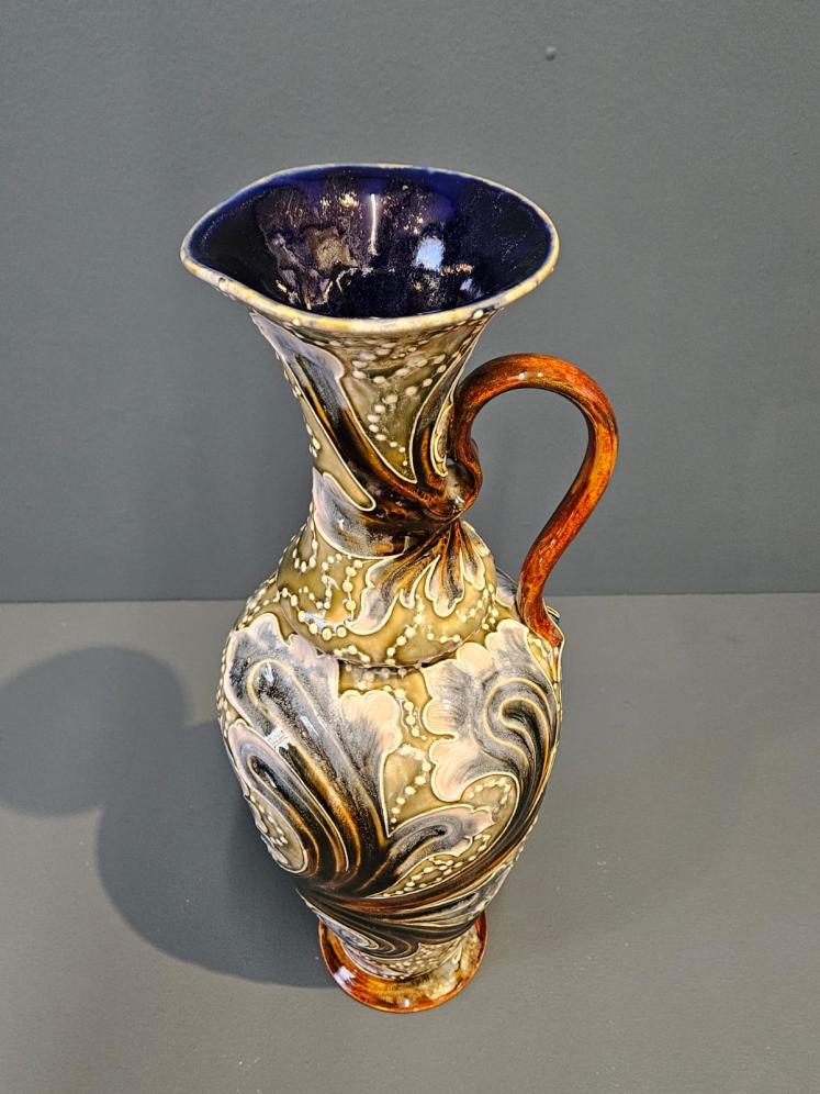 Large Royal Doulton Lambeth ware Ewer  - Image 6